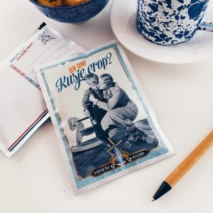 Kusje er op | Tea Card